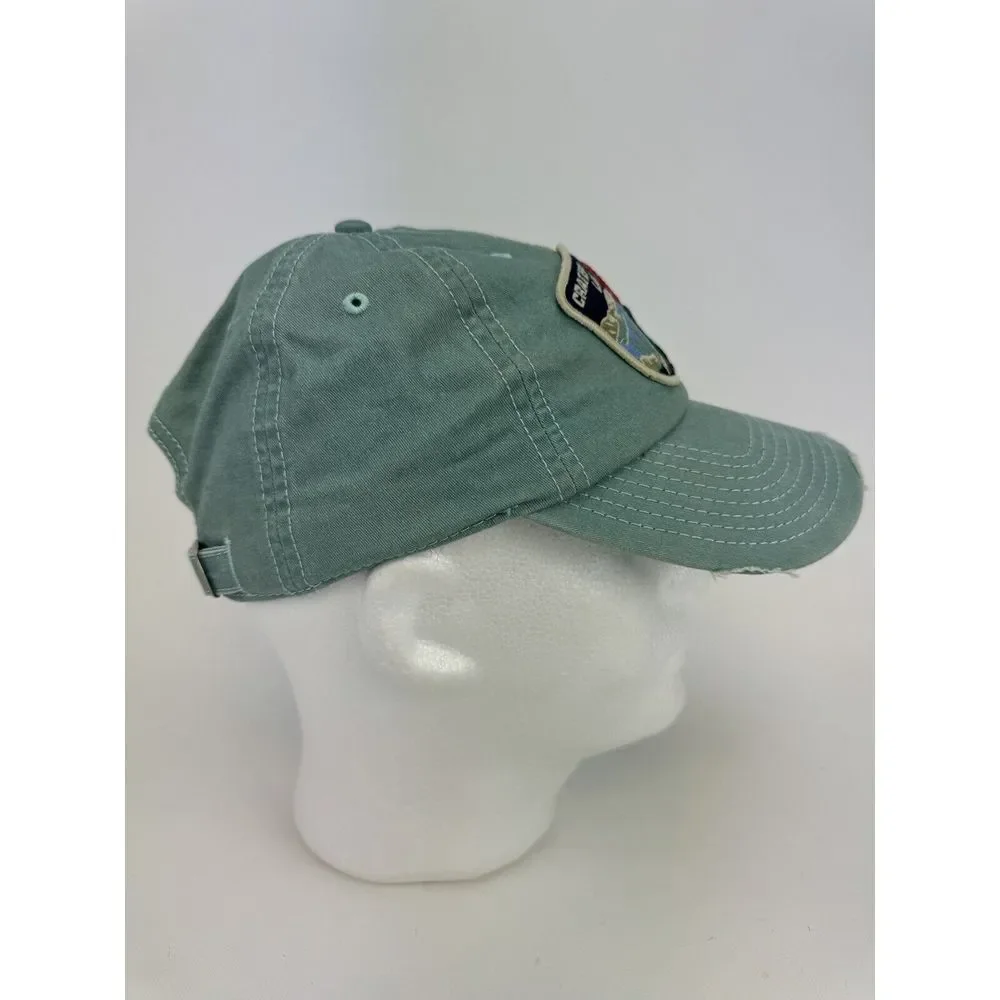 Vintage CRATER LAKE NATIONAL PARK adjustable STRAPBACK Hat Patch American Needle